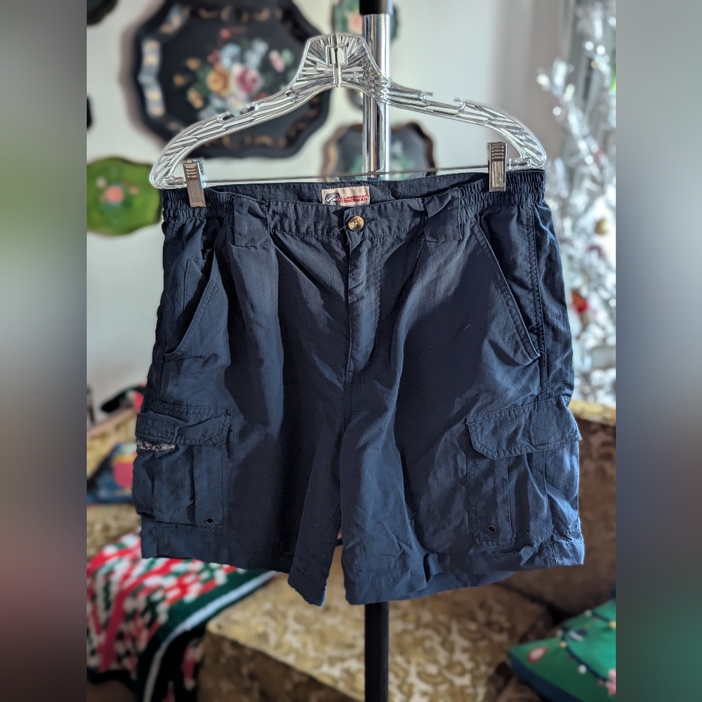 Men's Navy Cargo Shorts